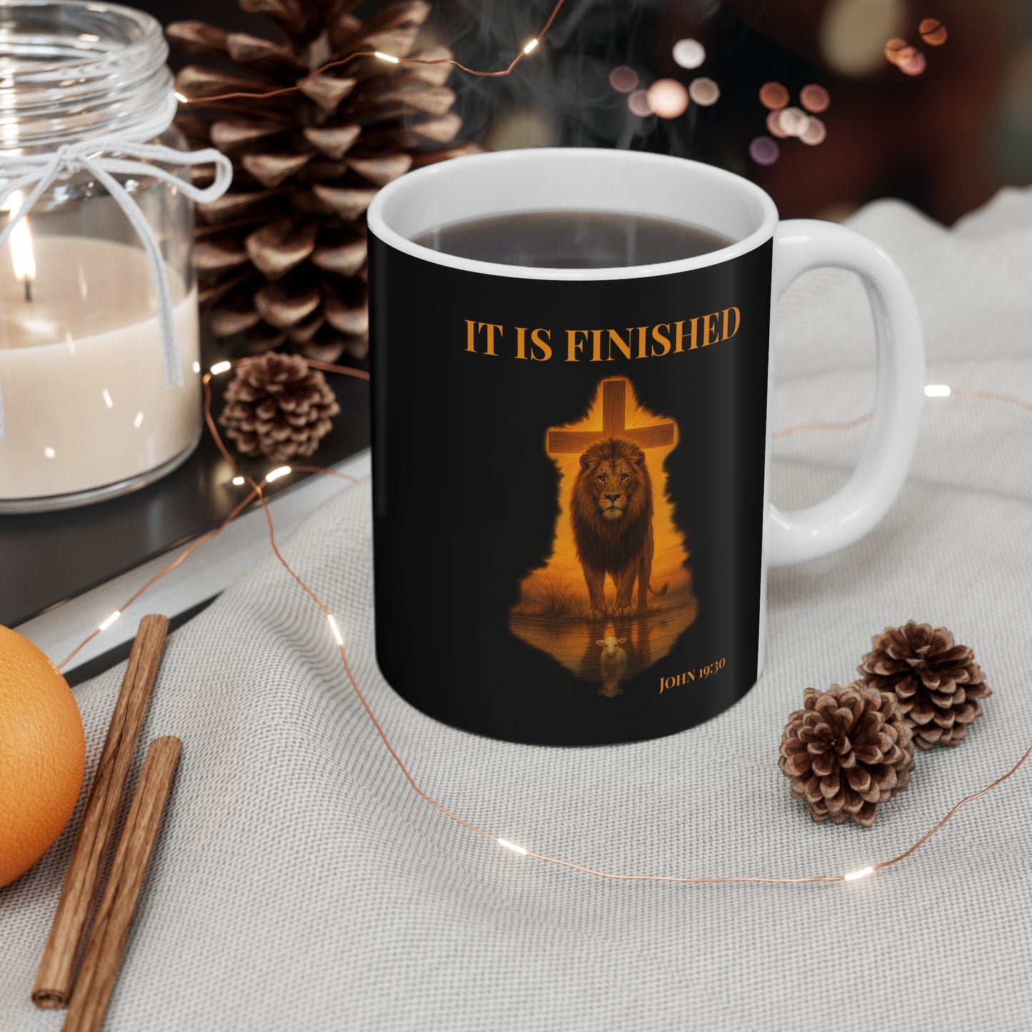 It Is Finished 11oz Mug – Victory Declared, Faith Displayed