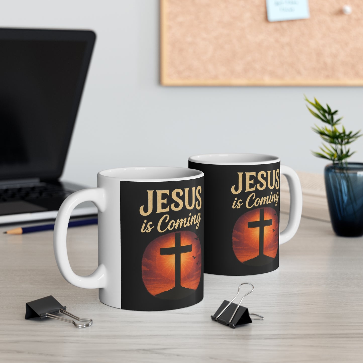 Jesus Is Coming  11 oz Mug – Bold Faith with Every Sip