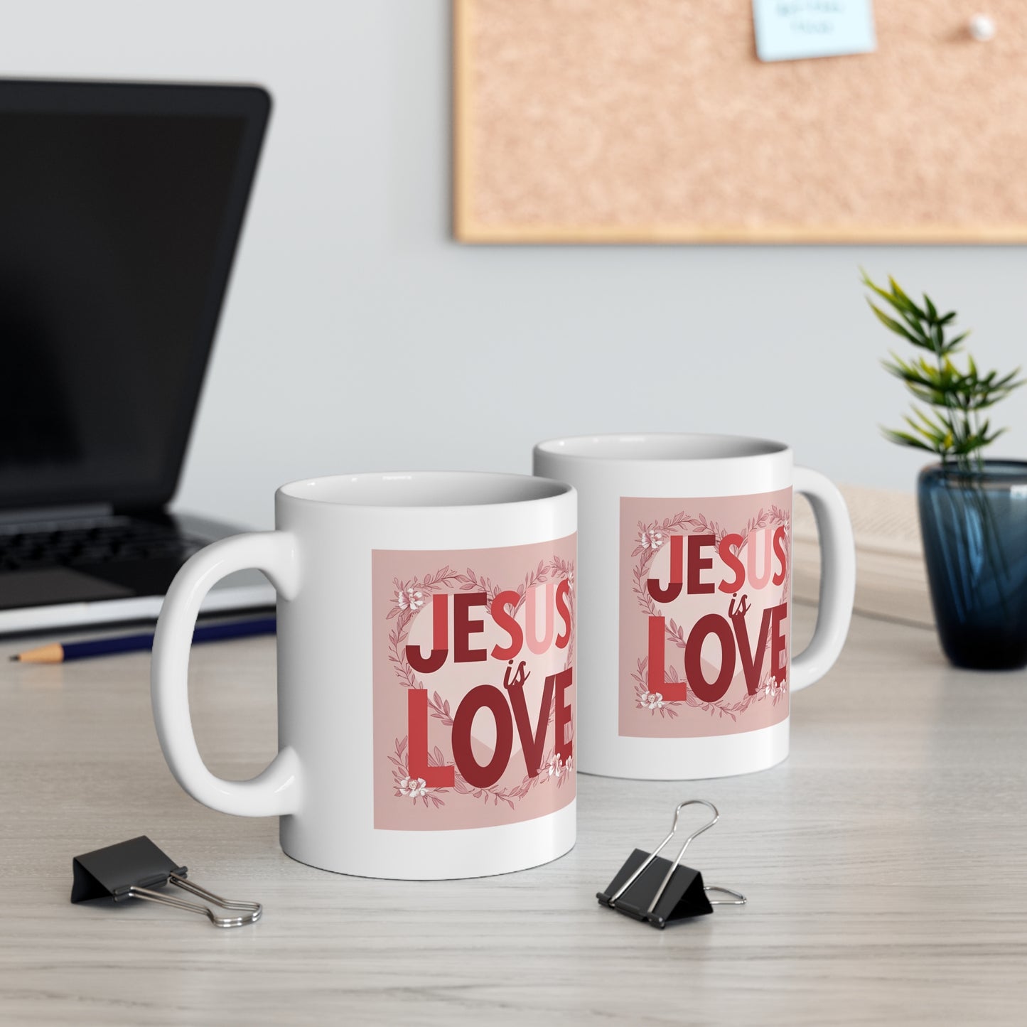JESUS is Love  11 oz Mug – Sip Grace, Share the Message