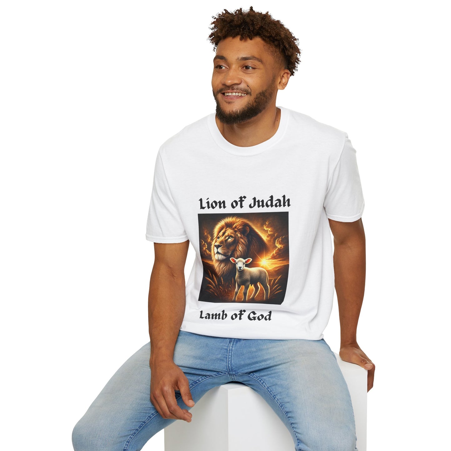 Lion of Judah, Lamb of God Unisex Soft-Style T-Shirt