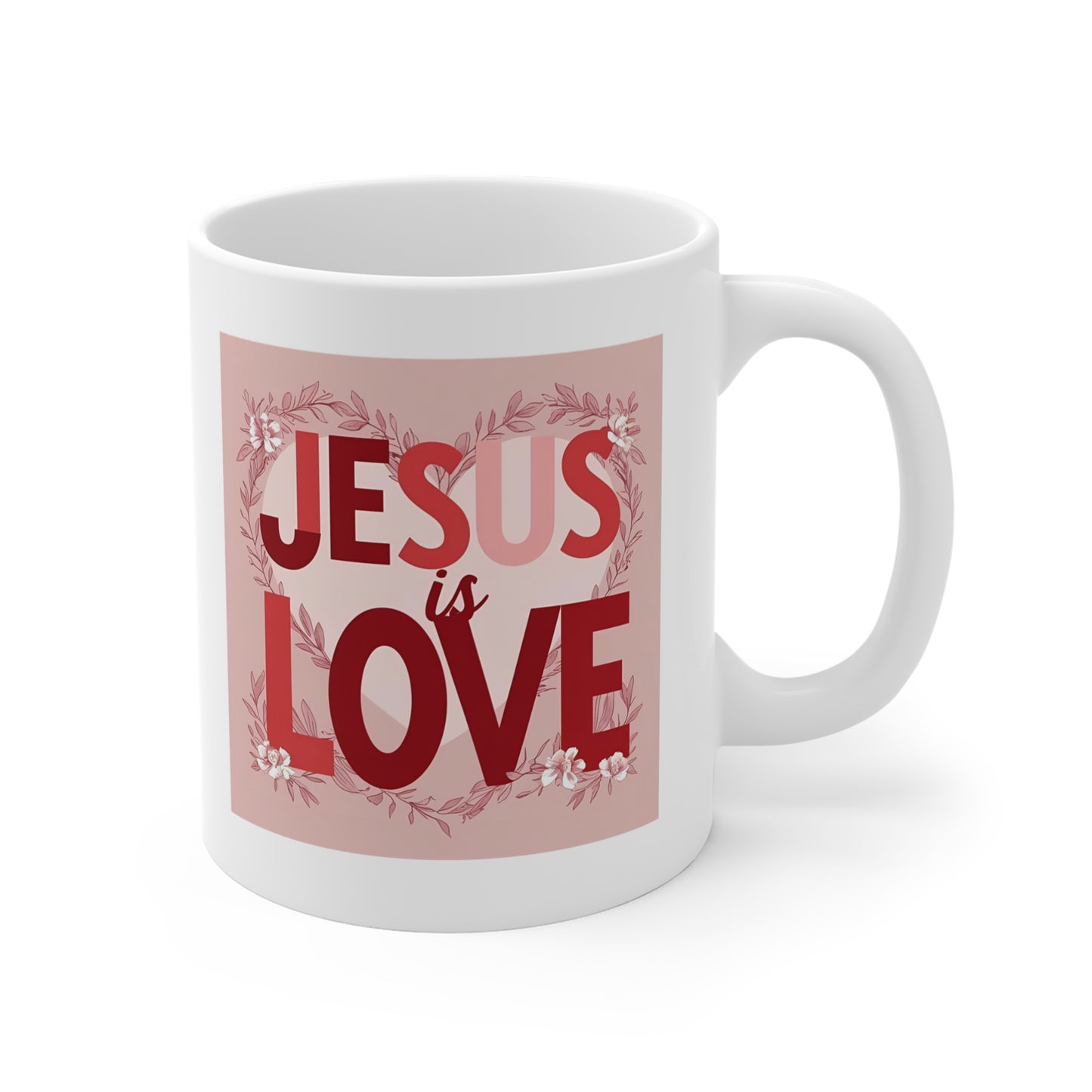 JESUS is Love  11 oz Mug – Sip Grace, Share the Message